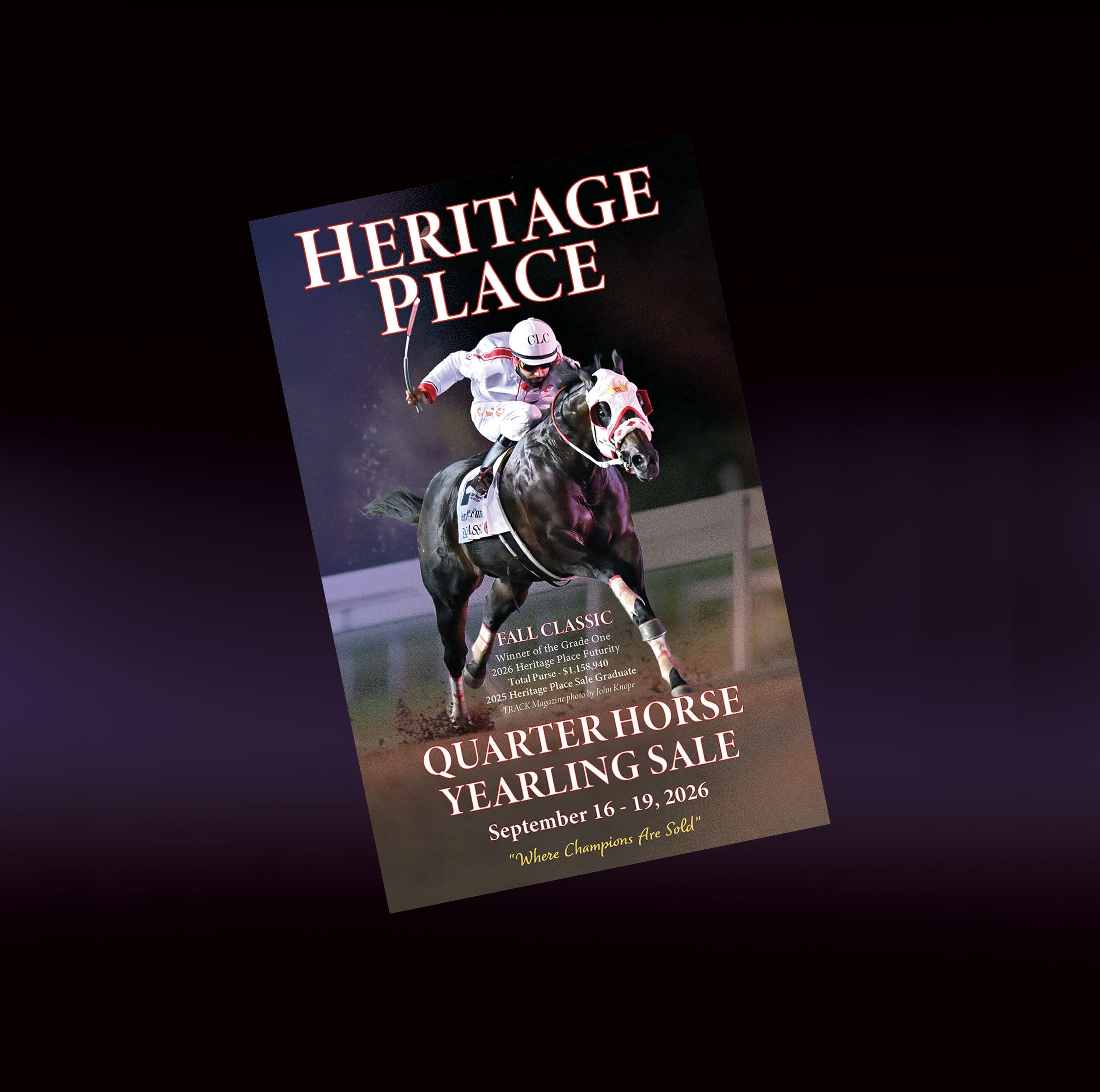 Heritage Place September Yearling Sale Catalog Available Online